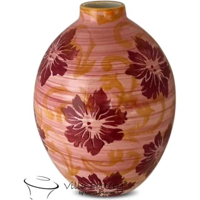 Irishflowers Vaas - Villa Pottery - Decoratie - Woondecoratie - Keramiek - Bloom 3 Vaas Roze