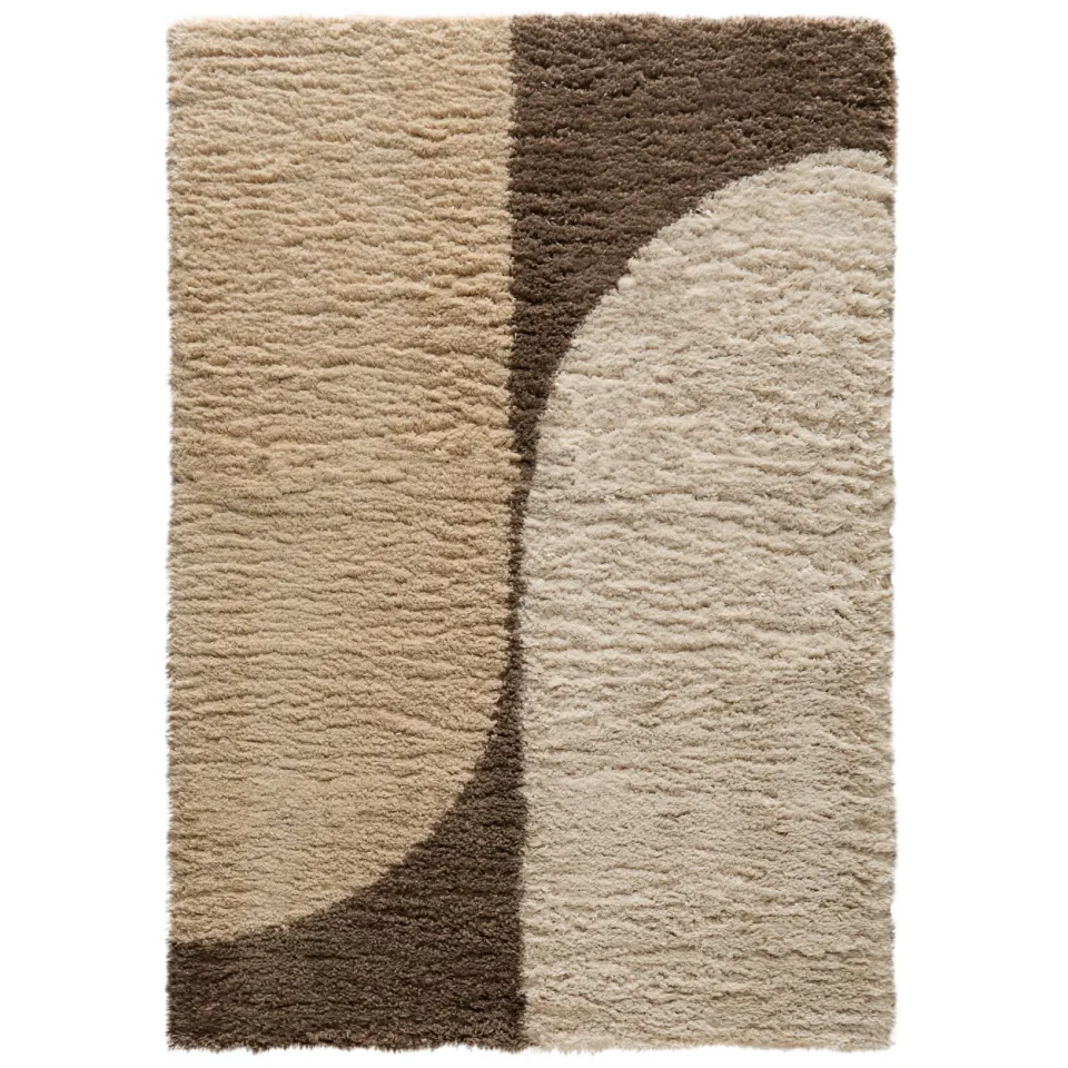 NOUS Living Teyro vloerkleed bruin