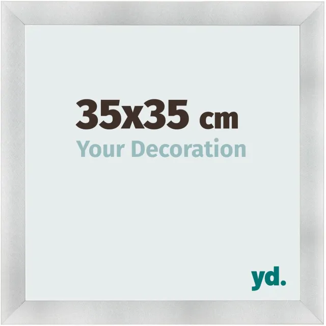 yd. Your Decoration - Fotolijst 35x35 cm - MDF - Aluminium Geborsteld - Pisa