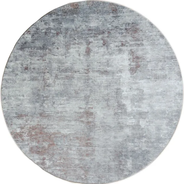 Veer Carpets Vloerkleed Yara Gold ø200 cm - Vintage Design Vloerkleed met Verweerd Patroon Bruin