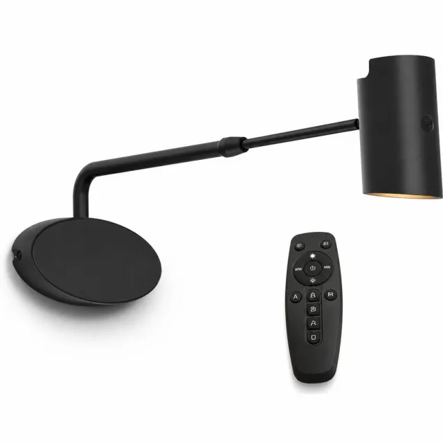KAIA Schilderijlamp Oplaadbaar - Schilderijverlichting - Draadloze Wandlamp - LED Spot - Dimbaar - Afstandsbediening - USB-C - Zwart