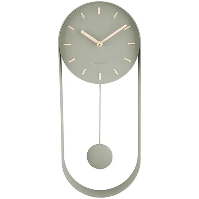 Karlsson Wandklok Charm Lichtgroen