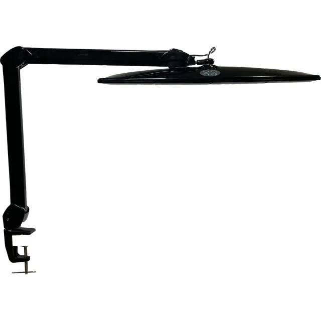 SBR Lux - Bureaulamp met tafelklem - LED - Tafellamp Dimbaar - Daglichtlamp - Werklamp - In hoogte verstelbaar - Zwart