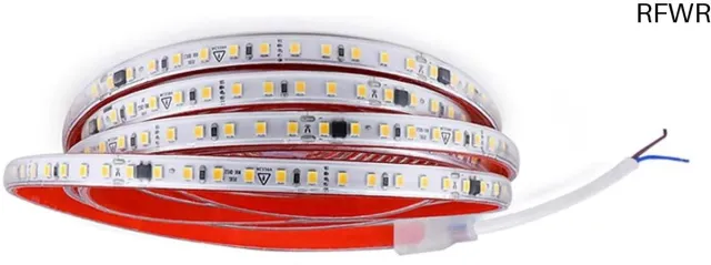 RFWR LED-strook 30m Warm Wit IP65 - Zelfklevend, 120 LEDs/m, Direct op AC 220V