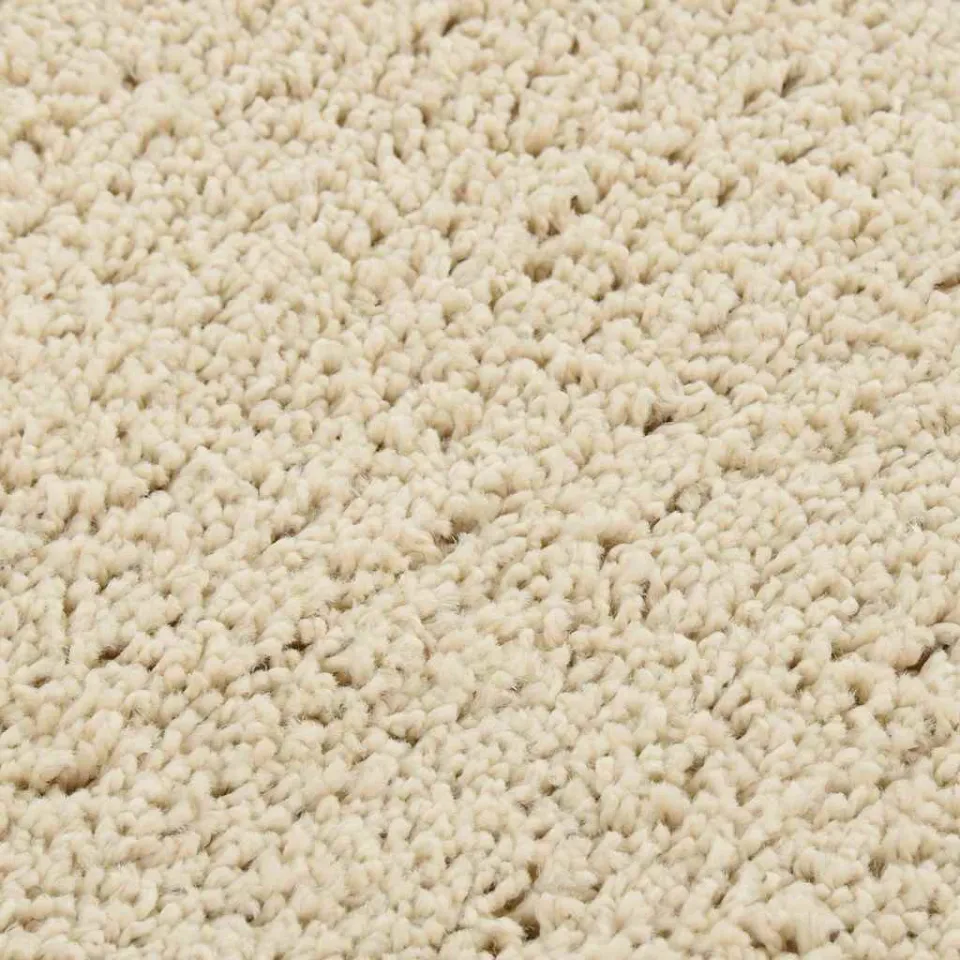 vidaXL Vloerkleed shaggy anti-slip 120x170 cm crèmekleurig, foto 4