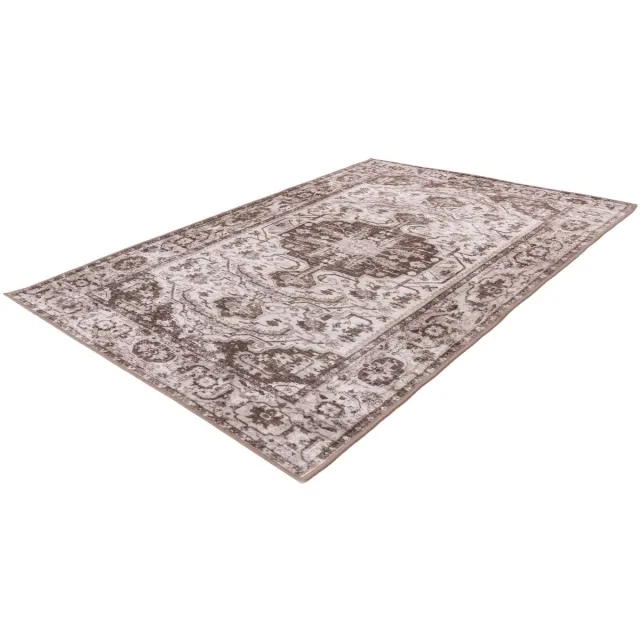 Lalee Vloerkleed - Tapijt - Modern en Klassiek - Taupe - Antislip Onderzijde - Wasmachinebestendig
