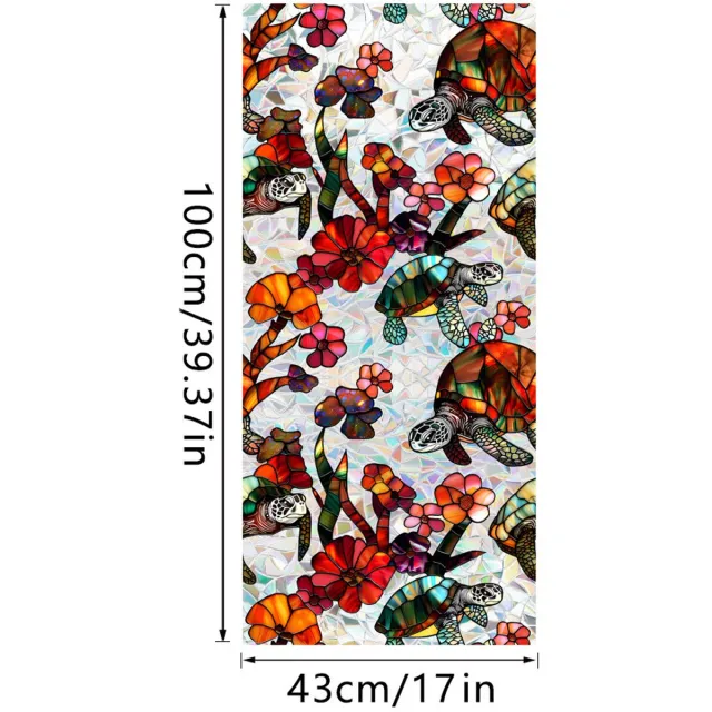 OUTARO 3D Regenboog Raamfolie- Anti-Inkijk - Isolerend & Zonwerend - 43x100cm – Statisch - Prisma Bejuweled EffectXCBL037