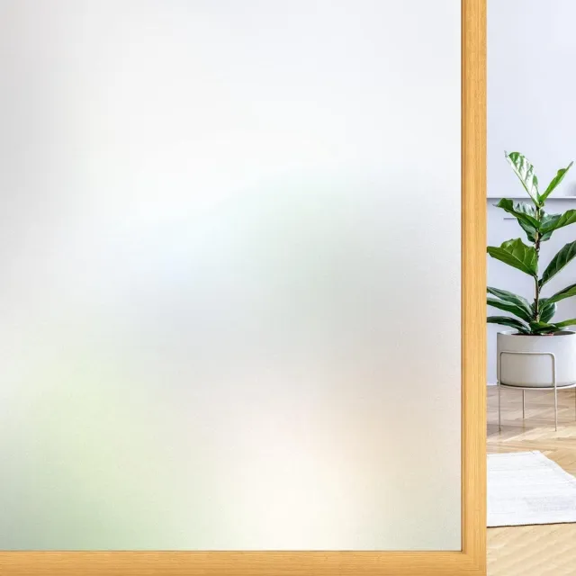 Imperatoris Zelfklevende Raamfolie – Matglas Raamfolie / Inkijkwerende Privacyfolie – Voor Ramen en Glazen Deuren – Screenprotector – Eenvoudig Aan te Brengen – 44.5x200cm wit