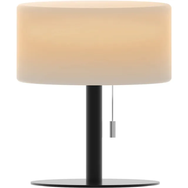 Calex tafellamp Cascia - zwart Zwart, Wit