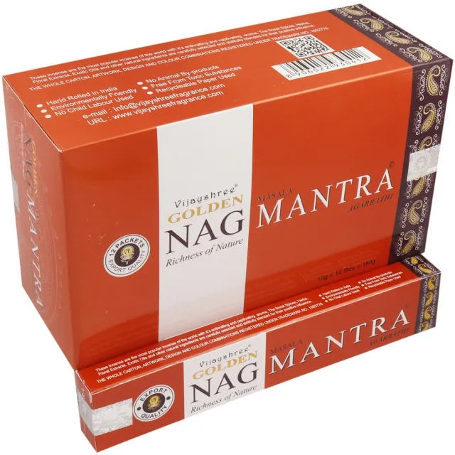 Vijayshree Wierook kegels NAG Champa rood/bruin/wit