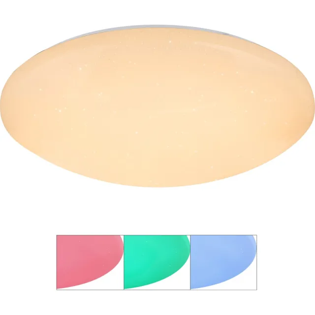 Globo plafonniere - Atreju I - wit - metaal - Ø 50cm - LED - 48363-48RGB