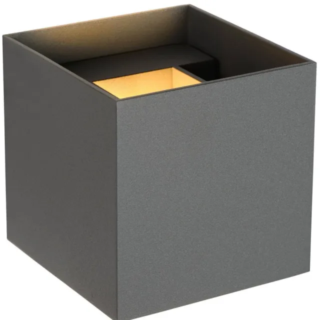Lucide XIO - Wandlamp - LED Dimb. - G9 - 1x4W 2700K - Verstelbare stralingshoek - Grijs