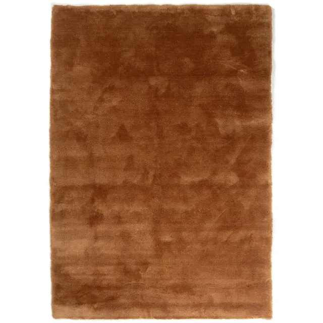 DÉJA Living Vloerkleed 240x330cm - Laagpolig Lichtbruin Stof - Civar