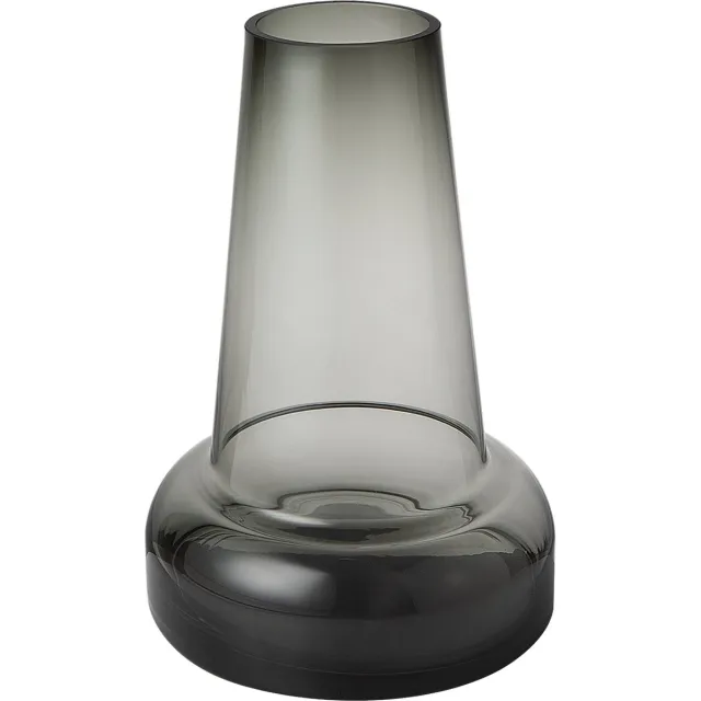 Element Accessories moderne vaas - Koreaans design - 50% korting - luxe glas - bloemenvaas - modern interieur element PUSAN33DB grijs