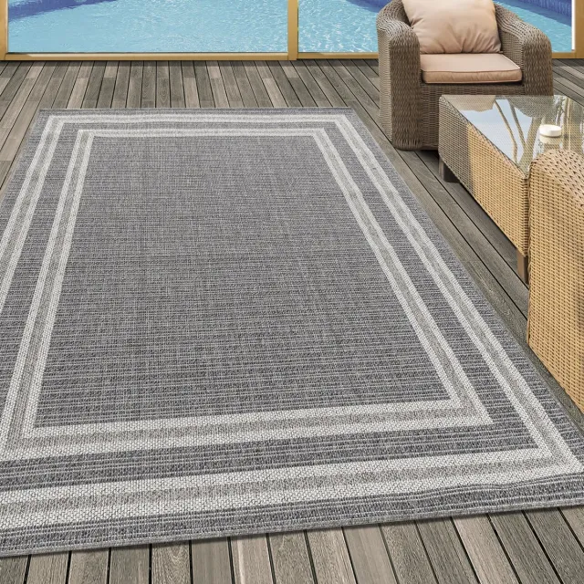 Muratap Aruba - Buitenkleed - Weerbestendig Vloerkleed - In & Outdoor - Grijs