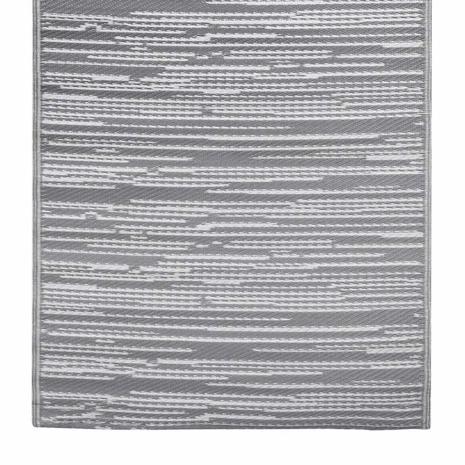 vidaXL Buitenkleed ARAKIL 190x290 cm PP grijs, foto 4