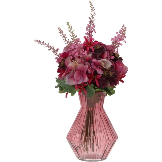 maxifleur Kunstplanten Herfstboeket kunstbloemen Kensi Sofia 40cm Paars