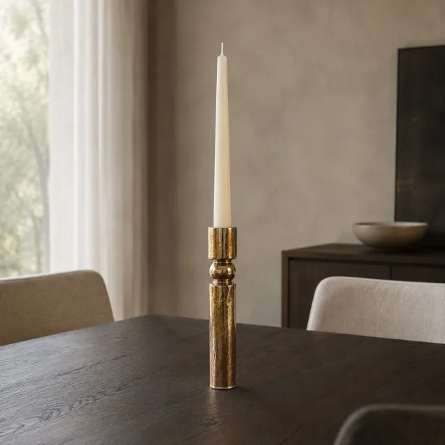 Hoppa! Kandelaar - Slanke - Goud - 7 x 7 x 35 (B x D x H)