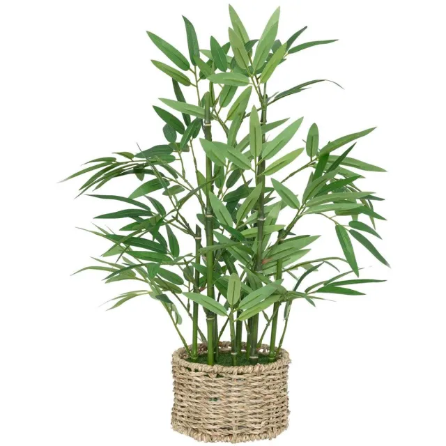 Atmosphera Créateur d'intérieur® Atmosphera Kunstbamboe LY – 46 cm Hoog – Groene Kunstplant voor Binnen Vert