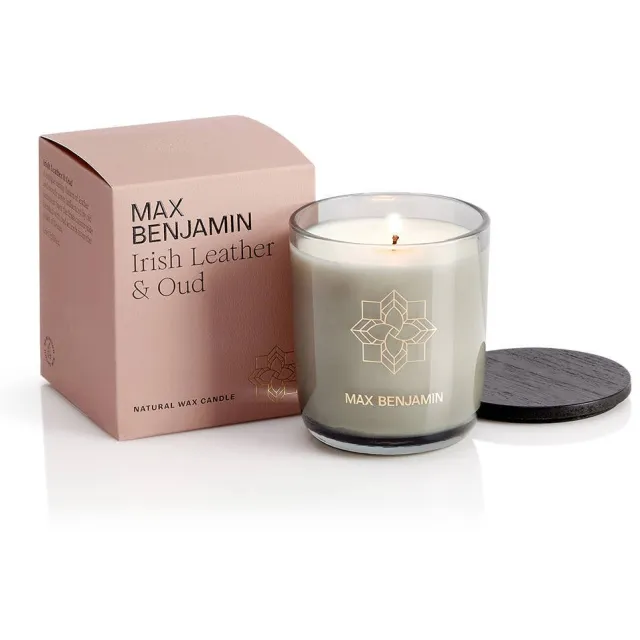 Max Benjamin geurkaars - Irish Leather & Oud oudroze