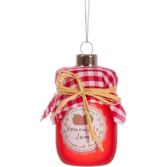 Sass & Belle Jampot kerstbal - Sass & Belle Rood