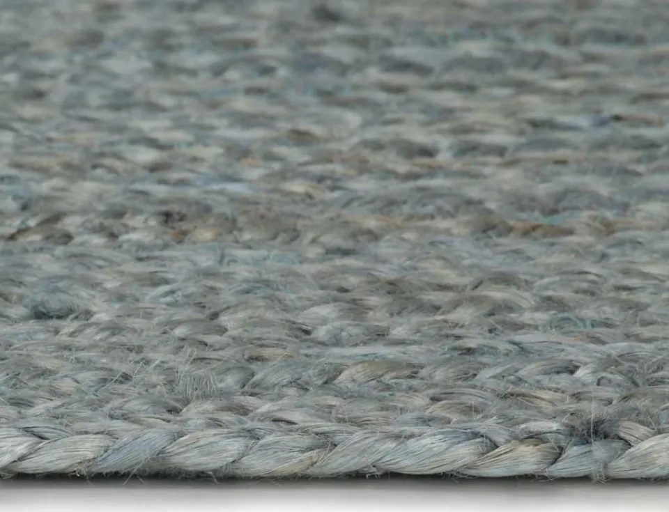 vidaXL Vloerkleed handgemaakt rond 150 cm jute olijfgroen, foto 3