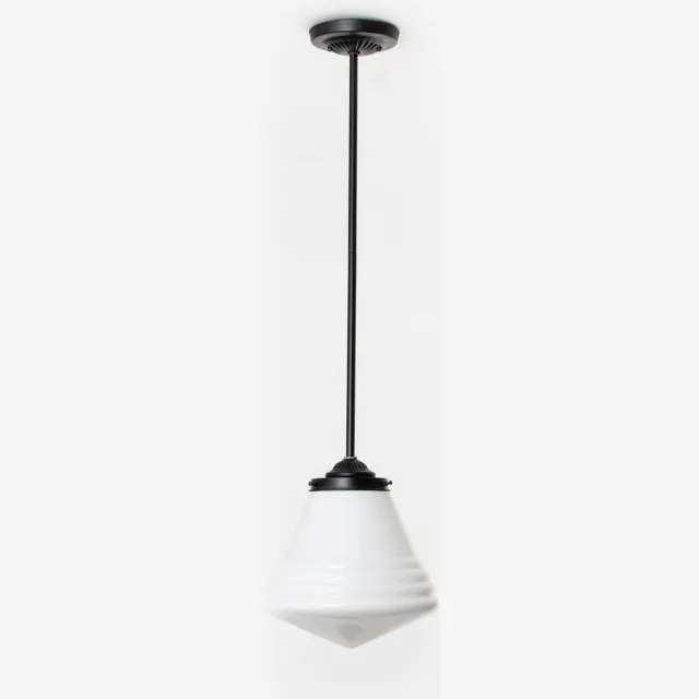 Coloured by Art Hanglamp Luxe School Medium Moonlight - Art Deco Trade Zwart