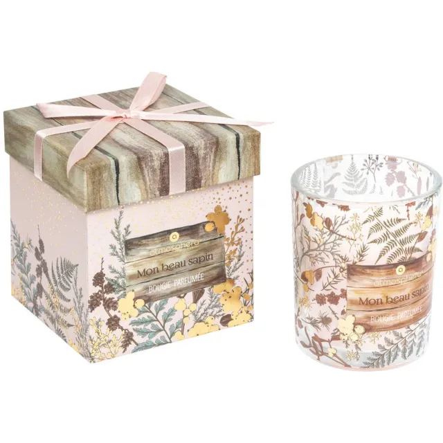 Feeric lights & Christmas Geurkaars Secret D. 8 cm H. 10 cm 210 g Rose