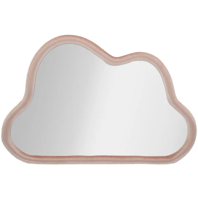 Mauro Ferretti Spiegel Cloud Pink Velvet 90x4x60 cm Roze