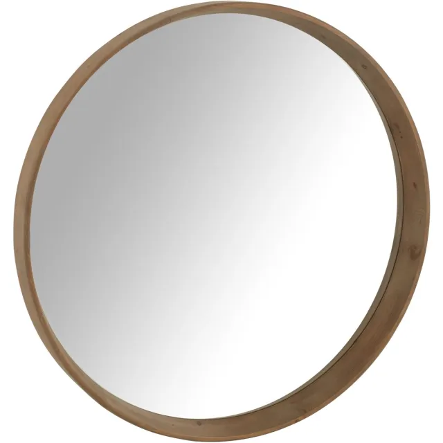 J-Line wandspiegel - hout - lichtbeige - large