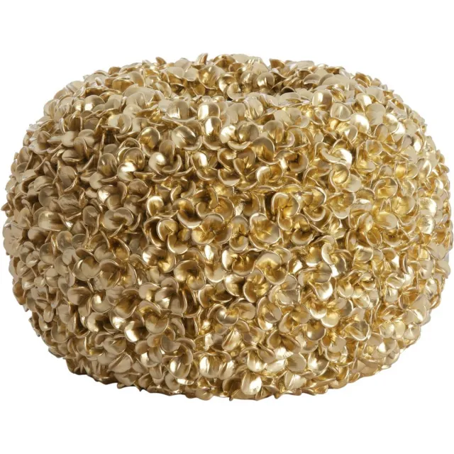 Light & Living Vaas Phylia - Goud - Ø47,5cm - Synthetisch-Kunststof - Modern - Bloemenvaas - Woondecoratie - Decoratieve vaas voor woonkamer of slaapkamer
