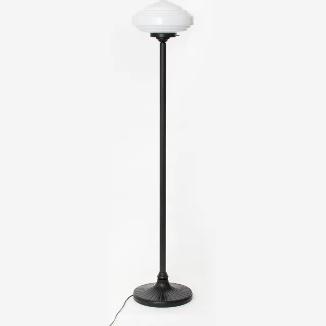 Coloured by Art Vloerlamp Deco Punt Moonlight - Art Deco Trade Zwart