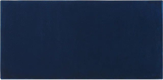 Beliani GESI - Laagpolig vloerkleed - Marineblauw - 80 x 150 cm - Viscose