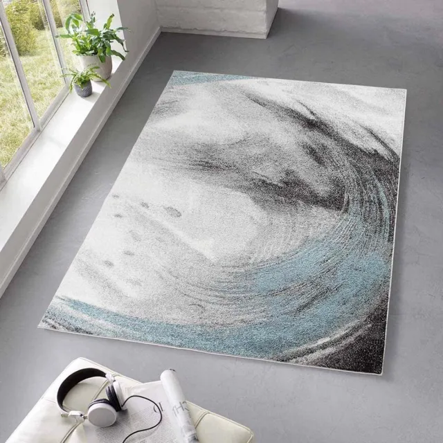 TrueWeave Modern vloerkleed - Axis blauw 120x160