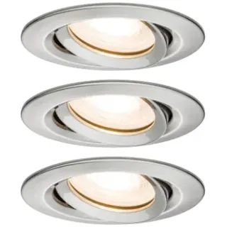 Paulmann Inbouwspot Led Nova Kantelbaar Ijzer 3x7w metaal