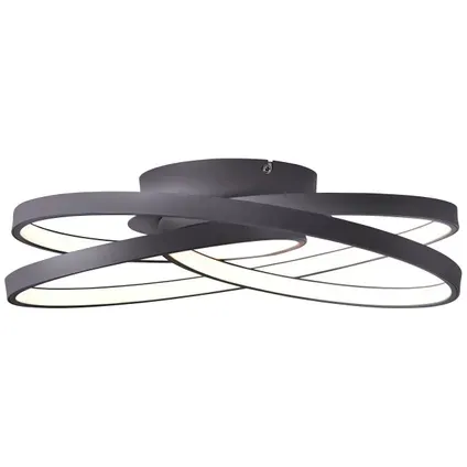 Brilliant Plafondlamp Labyrinth Zwart 40w