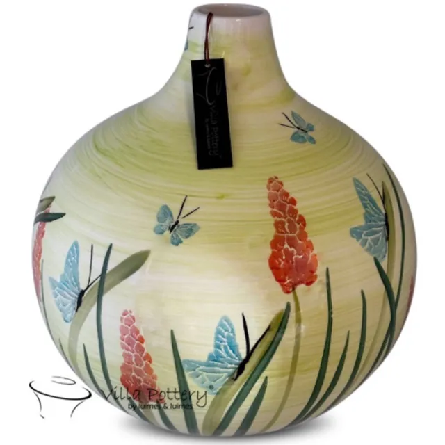Villa Pottery Vaas - Villa Pottery - Woondecoratie - Keramiek - Decoratie - Quinn 2_3 Vaas Geel