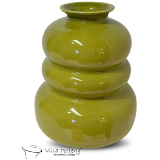 Villa Pottery Vaas - Villa Pottery - Decoratie - Woondecoratie - Keramiek - Waterdicht - Bolla Vie 1_2 S. Green Lichtgroen