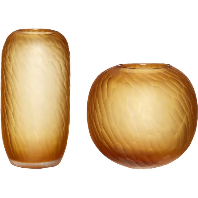Hübsch vaas Molecule Amber