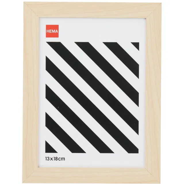 HEMA Fotolijst 13x18cm naturel hout (hout)