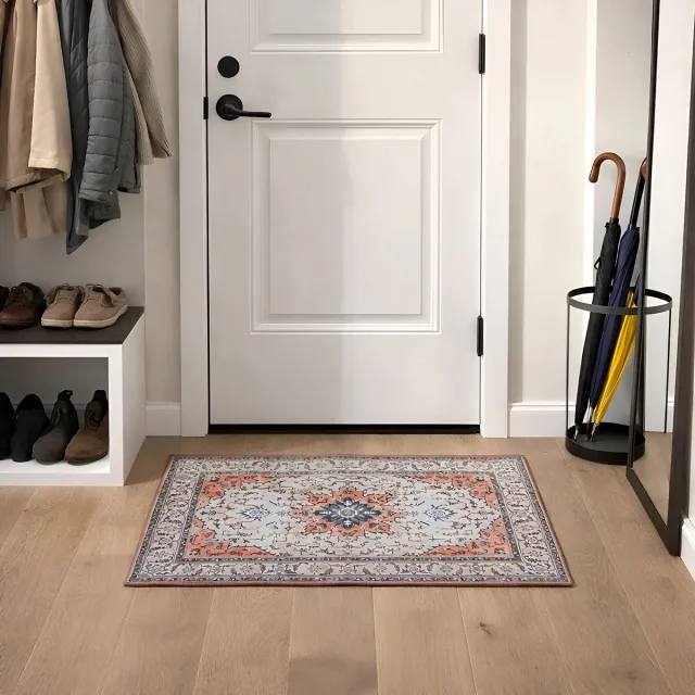 Lavandoux Deurmat - Teheran - Beige en Terracotta - 50 x 80 cm