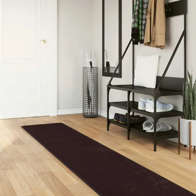 vidaXL Vloerkleedloper MARSA Antraciet 50 x 450 cm Polyester en PVC, foto 2