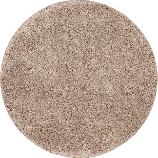 Snapstyle Vloerkleed Luxe Langpolig Milano Rond Goud
