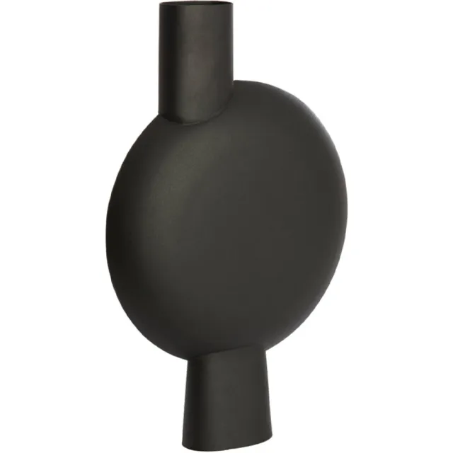 Vaas deco Benoa Mat zwart