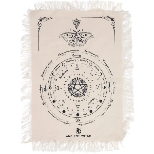 Ancient Wisdom Pendelkleed - Mystieke Mot Zwart