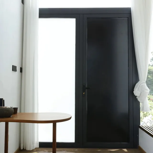 maroyathome Anti-Inkijk Raamfolie - ZWART Privacy - 45 cm x 300 cm - Zelfklevend - UV-Bescherming - Geschikt voor HR+ en HR++ Dubbelglas