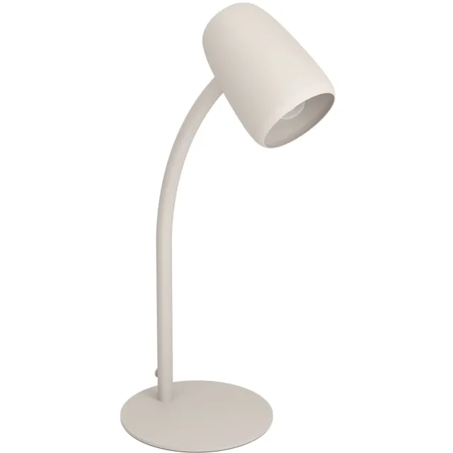 EGLO Carlo Tafellamp - Bureaulamp - E14 - 46 cm - Zandkleur - Kantelbaar Zand;
