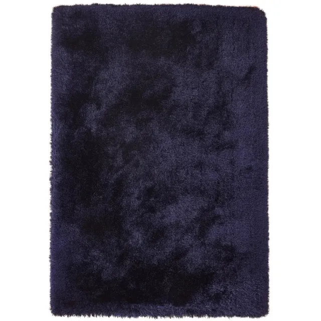 Dutch XXL Hoogpolig Vloerkleed | Tapijt | Cosy | Uni | Blauw | 120x170 cm