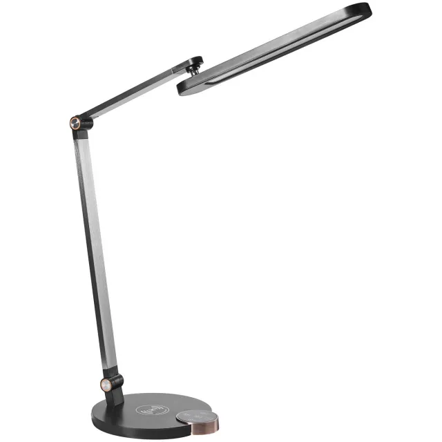 Beliani CAROY - Bureaulamp LED - Zwart - Synthetisch materiaal