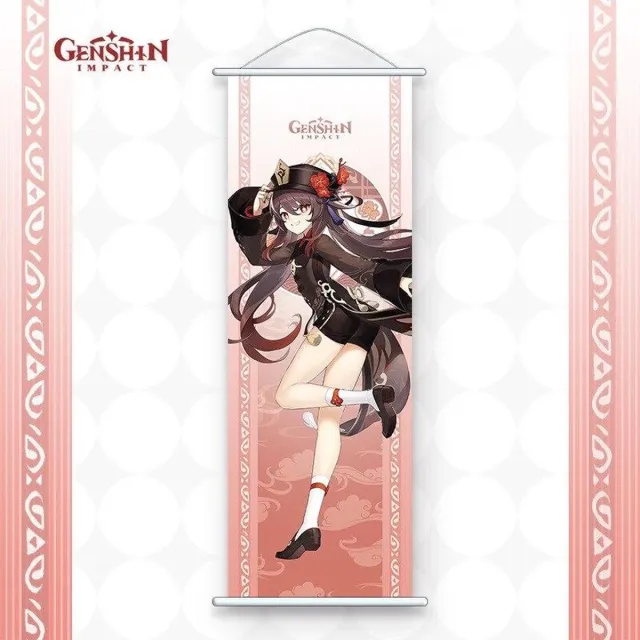 Genshin Impact Hu Tao - Poster - Anime Merchandise - Canvas - Manga